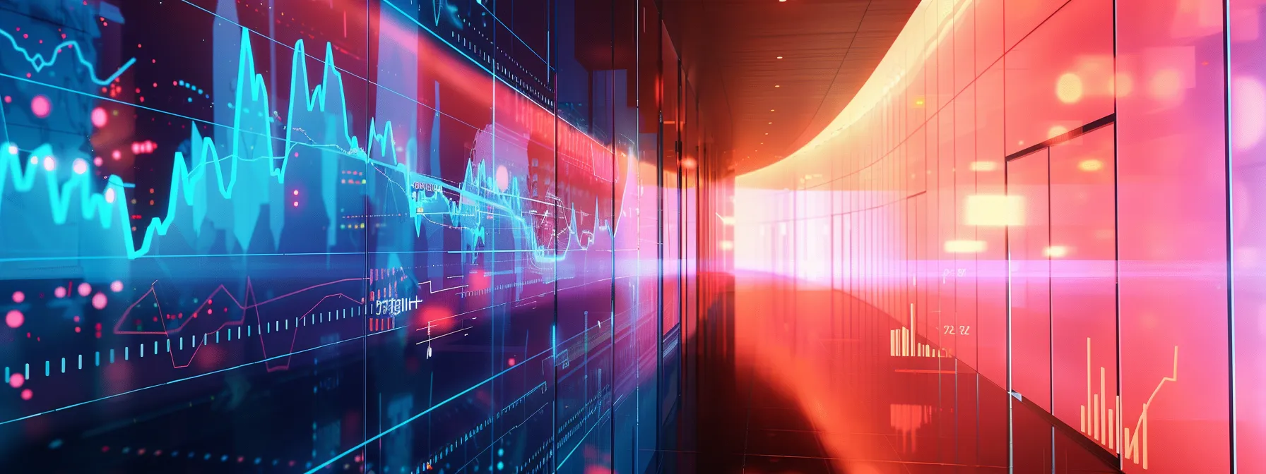 a sleek, modern office environment filled with dynamic digital displays showcasing analytics graphs, ai algorithms, and strategic charts that illustrate the transformative influence of artificial intelligence on search engine optimization.